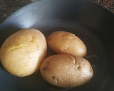 Foto del paso 1 de la receta: Espinacas con puré y jamón