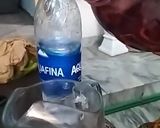 A picture of step 1 of Rooh Afza.