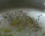 A picture of step 1 of Ground rice khichu.