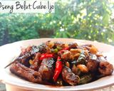 Foto langkah ke 10 dari resep Oseng Belut Cabe Ijo.