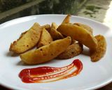 Foto langkah ke 7 dari resep Crispy Potato Wedges.