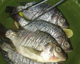 Foto langkah ke 1 dari resep Ikan nila goreng + lalapan (saya biasa nyebut lalapan itu nyampah) 😊.