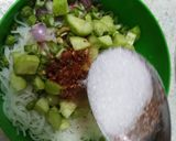 รูปขั้นตอนการทำที่ 7 ของ ยำขนมจีน (ปลาร้า)​