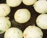 A picture of step 3 of Semolina (Rava) Appe.