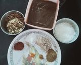A picture of step 1 of Khajuri Imli Chutney.