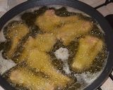A picture of step 4 of Lamb Chops Milanese.