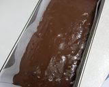 A picture of step 3 of Banana Chocolate Pancake Mix Cake.