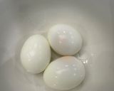A picture of step 2 of Spicy Deviled Eggs - A Classic that still makes me Smile and the Kids love them !!!! - ENJOY :P.
