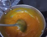A picture of step 4 of Custard Karachi halwa.