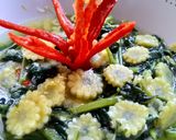 Foto langkah ke 3 dari resep Tumis Jagung Putren & Kangkung.
