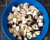 Foto del paso 1 de la receta: Estofado de Berenjena con Jamonada 🍆🥩🥘