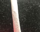 A picture of step 5 of Keto friendly pinwheel.