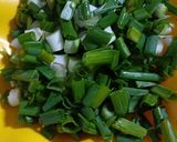 A picture of step 1 of Onion Flower Stalk Vegetable.