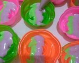 Foto langkah ke 6 dari resep Bolu kukus bunga mawar.