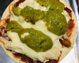 Mini Shredded Salsa Chicken Tortilla Pizzas recipe step 8 photo