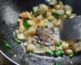 A picture of step 3 of Sabudana khichdi(fasting recipe).