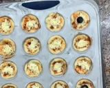 A picture of step 3 of Mini pizza Cups/ Pizza muffins.