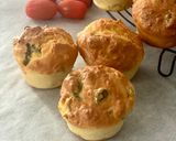 Une image de l'étape 4 de Muffins au mozzarella.