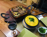 Foto del paso 5 de la receta: Carne al horno con verduras salteadas y puré de zapallo