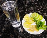 A picture of step 2 of Lemon Cucumber Detox Drink.