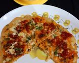 A picture of step 4 of Quick Tiffin Pizza Pancake.