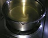 A picture of step 1 of Mughalai halwa.