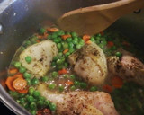 Foto del paso 3 de la receta: Pollo arvejado jugoso y sabroso