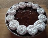 A picture of step 5 of Ice cream poke cake.