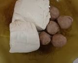 Foto langkah ke 2 dari resep Sup Tahu Baso Sawi Tanpa Minyak.