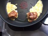 Lobak putih masak Daging ayam cincang Goreng telur