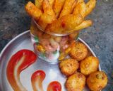 पोटॅटो क्रिस्पी स्टीक्स & बाईट्स रेसिपी स्टेप 4 फोटो 