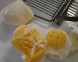Foto del paso 3 de la receta: Sándwich de miga con huevo, parmesano y jamón