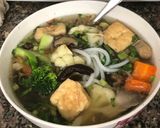Hình bước làm 3 của món Bánh canh chay