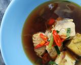 Foto langkah ke 8 dari resep Semur ikan tahu bawang daun.