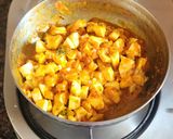 A picture of step 8 of Raw Banana Curry.