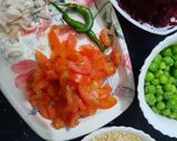 A picture of step 1 of Beetroot masala Daliya.