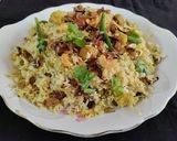 A picture of step 7 of Mixed veg biryani.
