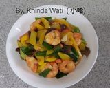 Foto langkah ke 2 dari resep Tumis udang.
