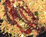 A picture of step 6 of Roti Upma.
