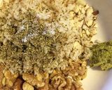 Foto del paso 1 de la receta: Mini Pimentón "relleno" sobre cama de espinaca y vegetales🥗