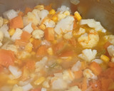 Foto del paso 2 de la receta: Sopa de coliflor y calabaza con jamón