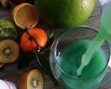 Une image de l'étape 4 de Jus agrumes 🍊🍋🥝spiruline🥬.