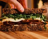 A picture of step 7 of Rustic & Smoky Breakfast Sandwich.