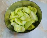 A picture of step 1 of Pointed Gourd (Parval) Sabji.
