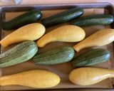A picture of step 1 of California Farm Summer Squash Freezing.