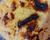 A picture of step 9 of Sarson Ka Saag with Makki Ki Roti.