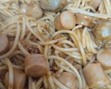 Gambar langkah 13 resipi Spaghetti Goreng.
