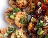 A picture of step 3 of BBQ chilli prawns.