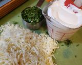 A picture of step 3 of Chicken Verde Enchiladas.