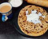 A picture of step 7 of Rajgira Flour Paneer Paratha with Fresh Malai.